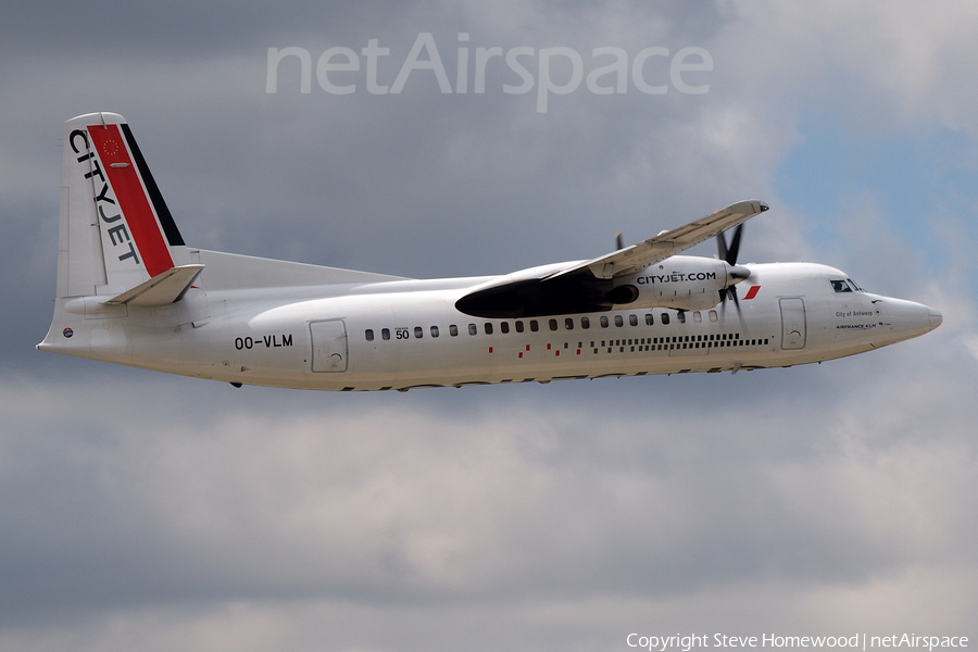 CityJet Fokker 50 (OO-VLM) | Photo 669662
