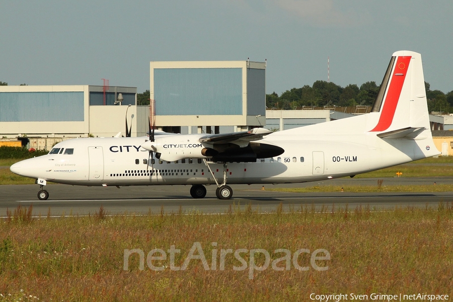 CityJet Fokker 50 (OO-VLM) | Photo 46473