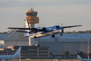 VLM Airlines Fokker 50 (OO-VLM) at  Hamburg - Fuhlsbuettel (Helmut Schmidt), Germany