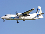 VLM Airlines Fokker 50 (OO-VLM) at  Hamburg - Fuhlsbuettel (Helmut Schmidt), Germany