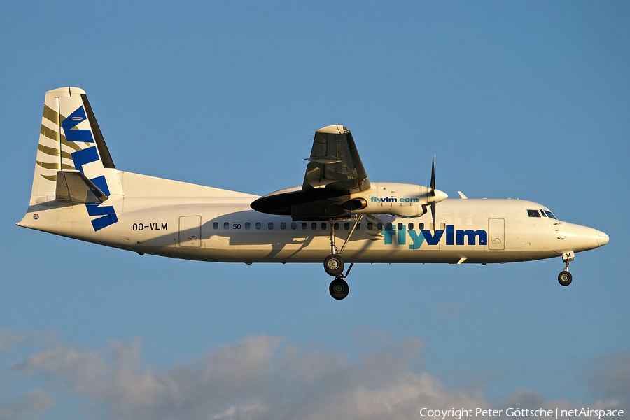 VLM Airlines Fokker 50 (OO-VLM) | Photo 74491