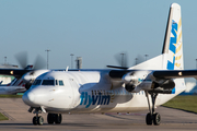 VLM Airlines Fokker 50 (OO-VLM) at  Manchester - International (Ringway), United Kingdom