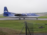 VLM Airlines Fokker 50 (OO-VLM) at  Manchester - International (Ringway), United Kingdom