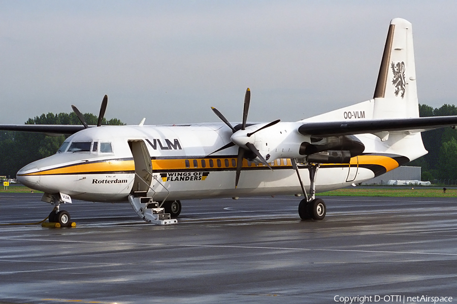 VLM Airlines Fokker 50 (OO-VLM) | Photo 155759