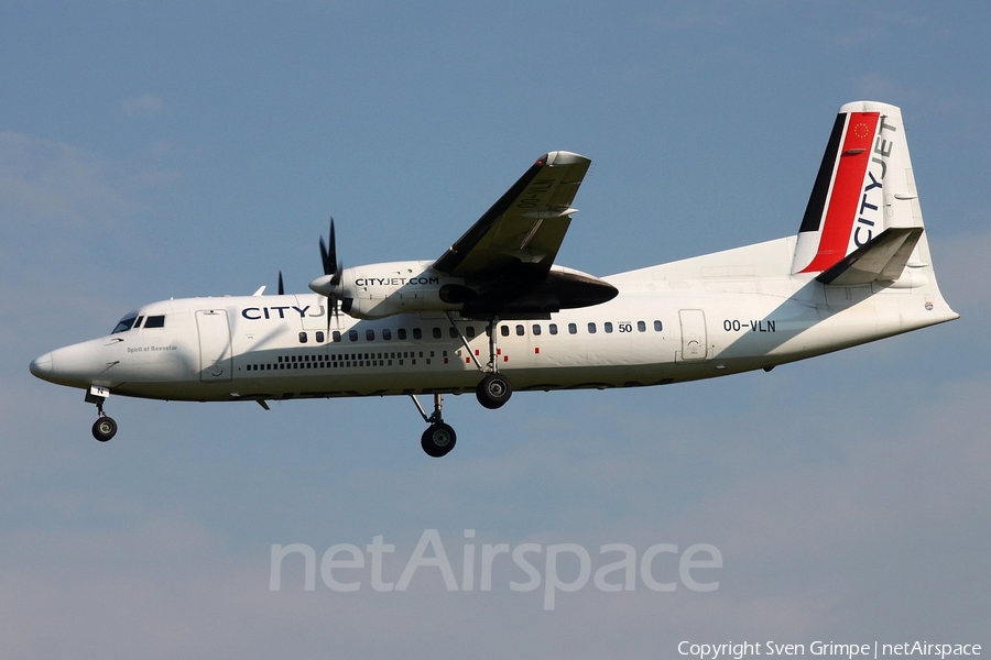 CityJet Fokker 50 (OO-VLN) | Photo 110633
