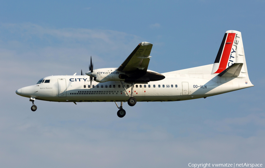 CityJet Fokker 50 (OO-VLN) | Photo 110707