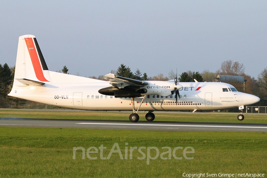 CityJet Fokker 50 (OO-VLN) | Photo 46460
