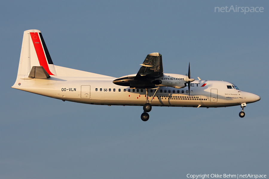 CityJet Fokker 50 (OO-VLN) | Photo 58149