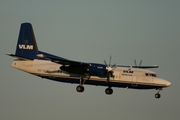 VLM Airlines Fokker 50 (OO-VLN) at  Luxembourg - Findel, Luxembourg