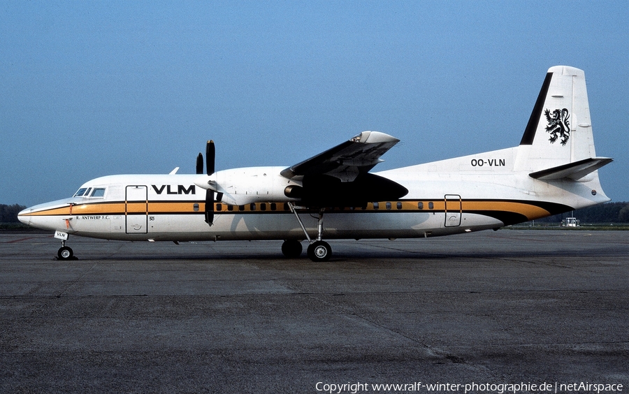 VLM Airlines Fokker 50 (OO-VLN) | Photo 453880
