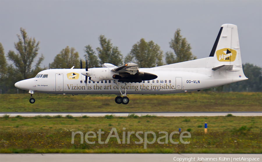 VLM Airlines Fokker 50 (OO-VLN) | Photo 194322