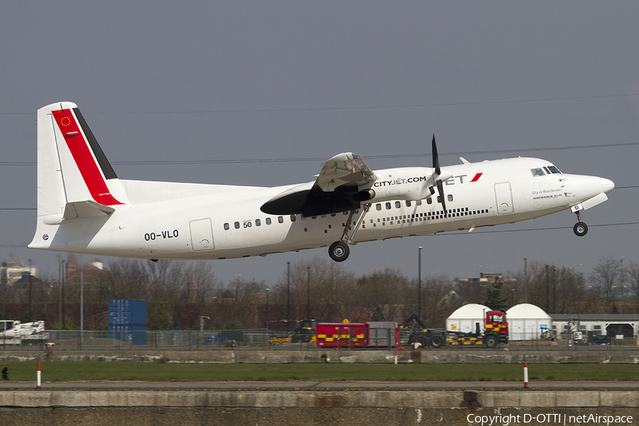 CityJet Fokker 50 (OO-VLO) | Photo 288348