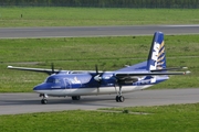 VLM Airlines Fokker 50 (OO-VLO) at  Luxembourg - Findel, Luxembourg