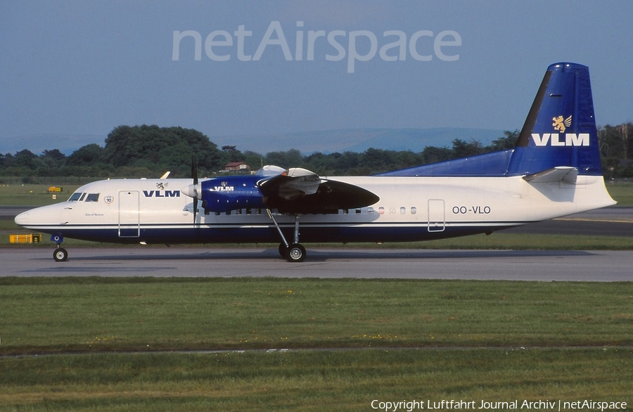 VLM Airlines Fokker 50 (OO-VLO) | Photo 404212