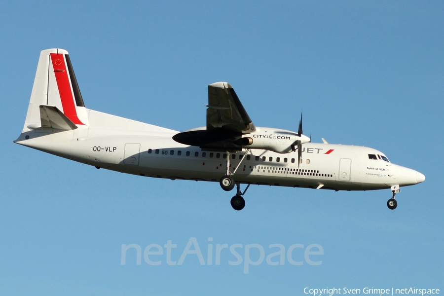 CityJet Fokker 50 (OO-VLP) | Photo 16524