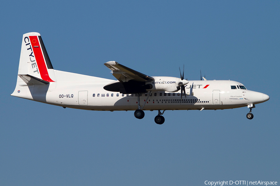CityJet Fokker 50 (OO-VLQ) | Photo 371534