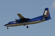 VLM Airlines Fokker 50 (OO-VLQ) at  Luxembourg - Findel, Luxembourg