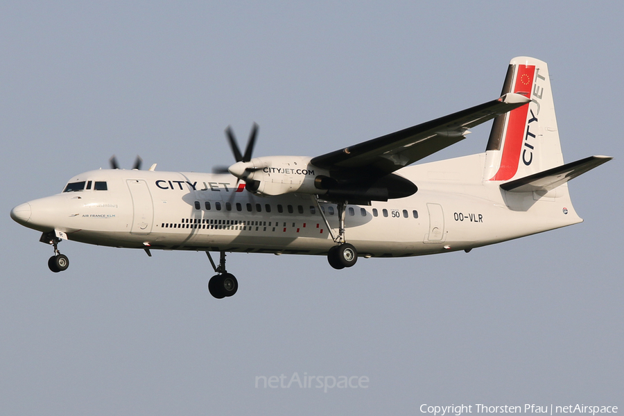 CityJet Fokker 50 (OO-VLR) | Photo 63629