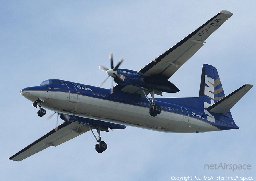 VLM Airlines Fokker 50 (OO-VLR) | Photo 5099