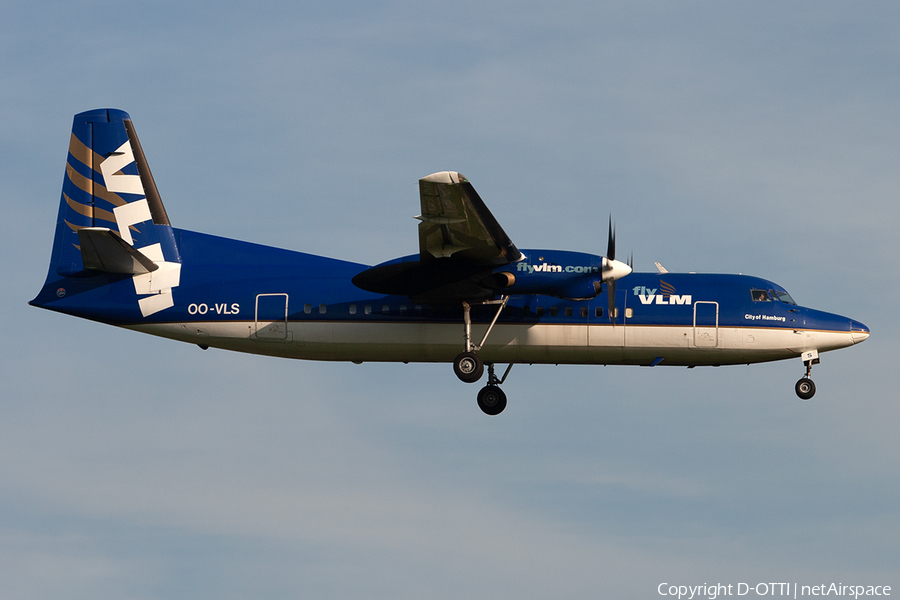 VLM Airlines Fokker 50 (OO-VLS) | Photo 375330