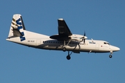 VLM Airlines Fokker 50 (OO-VLS) at  Hamburg - Fuhlsbuettel (Helmut Schmidt), Germany