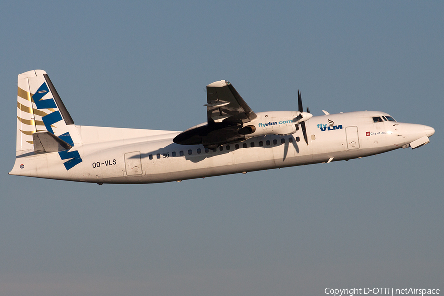 VLM Airlines Fokker 50 (OO-VLS) | Photo 518329