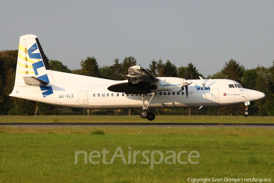 VLM Airlines Fokker 50 (OO-VLS) | Photo 100472