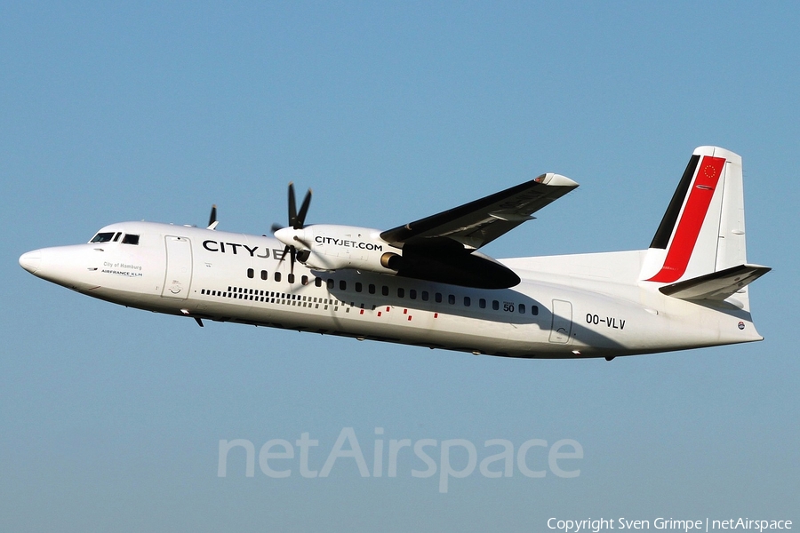 CityJet Fokker 50 (OO-VLV) | Photo 16152