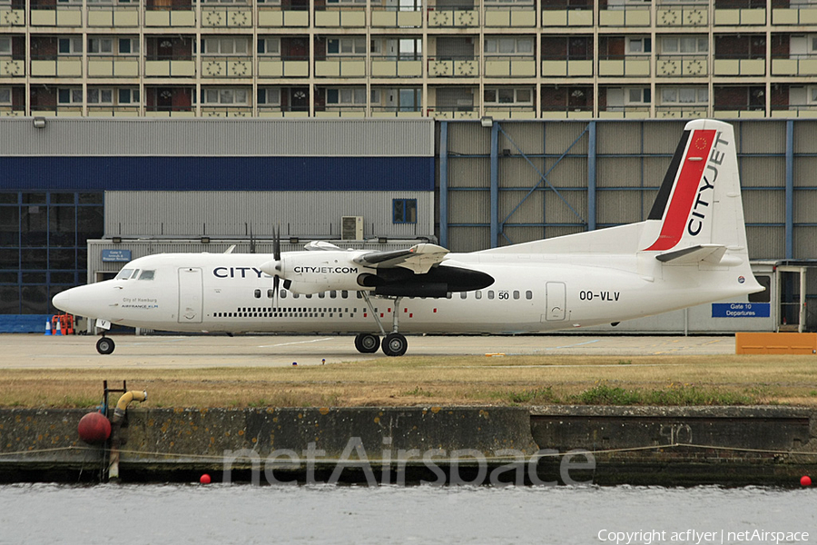 CityJet Fokker 50 (OO-VLV) | Photo 195686