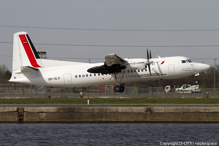 CityJet Fokker 50 (OO-VLV) | Photo 288374