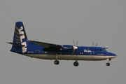 VLM Airlines Fokker 50 (OO-VLX) at  Luxembourg - Findel, Luxembourg