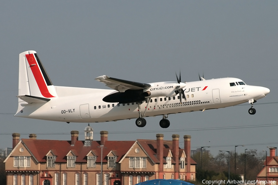 CityJet Fokker 50 (OO-VLY) | Photo 371226