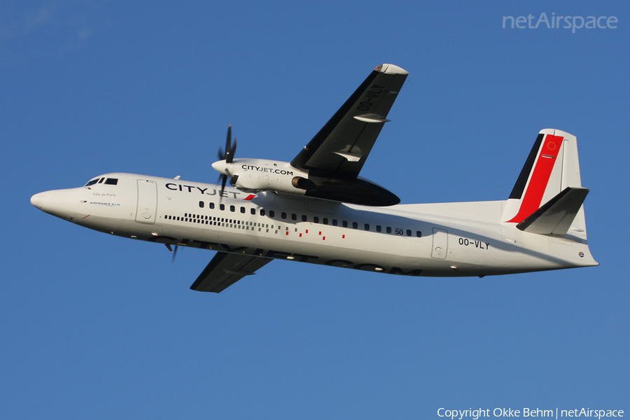 CityJet Fokker 50 (OO-VLY) | Photo 38680