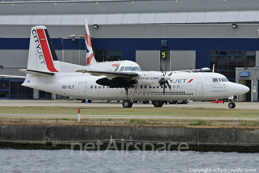 CityJet Fokker 50 (OO-VLY) | Photo 195693