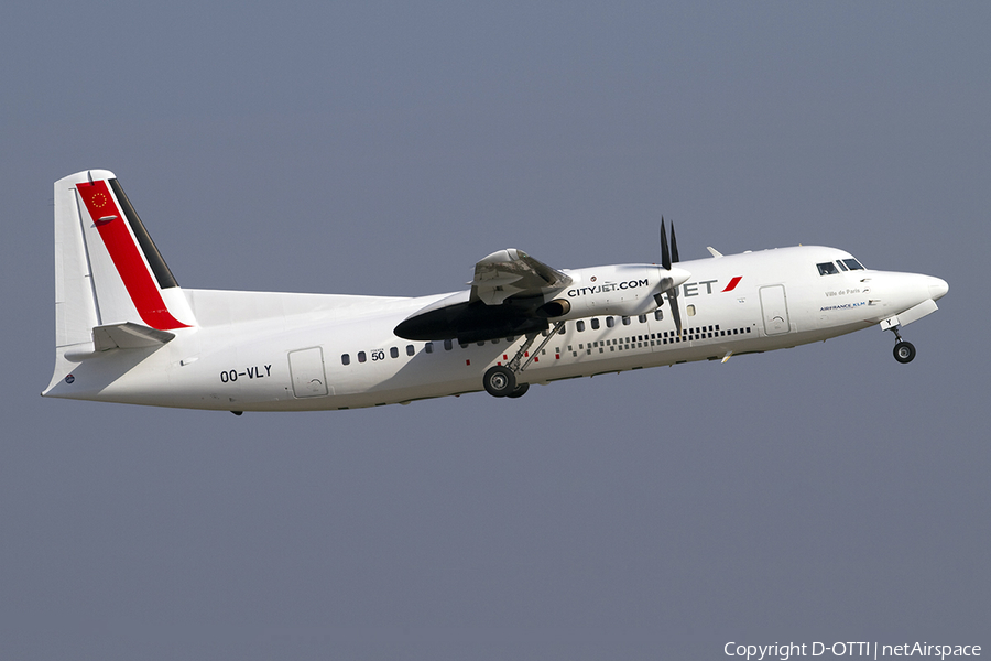 CityJet Fokker 50 (OO-VLY) | Photo 288332