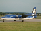 VLM Airlines Fokker 50 (OO-VLY) at  Manchester - International (Ringway), United Kingdom