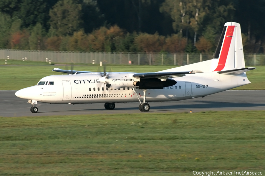 CityJet Fokker 50 (OO-VLZ) | Photo 381701