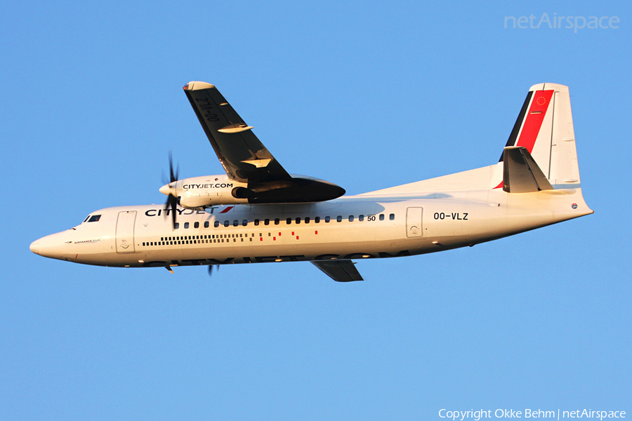 CityJet Fokker 50 (OO-VLZ) | Photo 58151