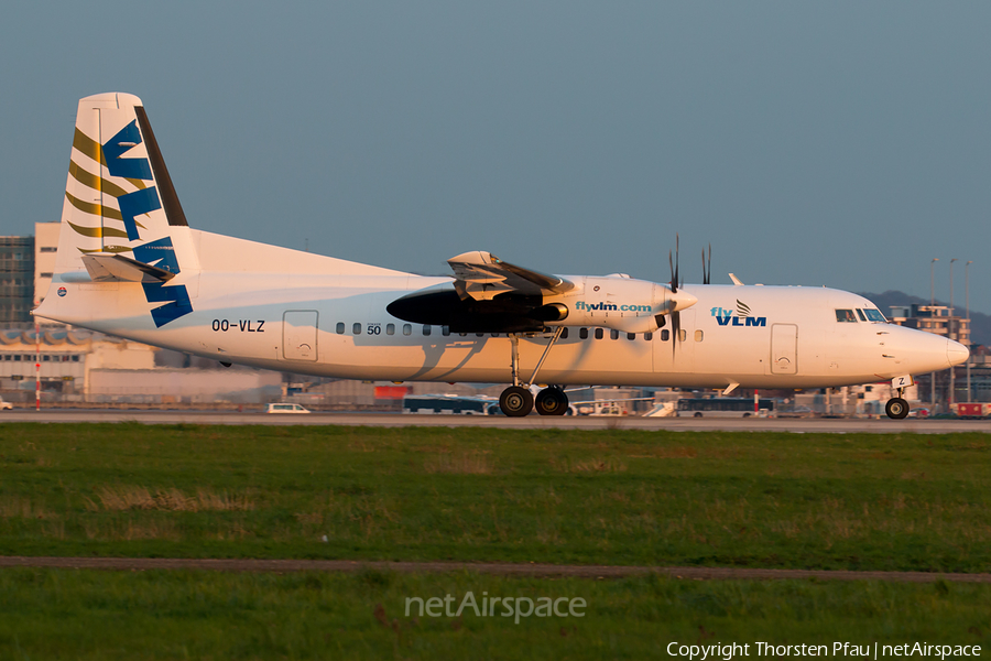 VLM Airlines Fokker 50 (OO-VLZ) | Photo 104443