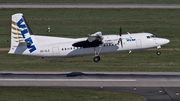 VLM Airlines Fokker 50 (OO-VLZ) at  Dusseldorf - International, Germany