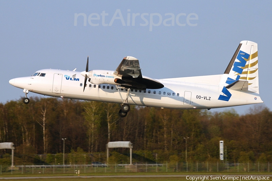 VLM Airlines Fokker 50 (OO-VLZ) | Photo 107242