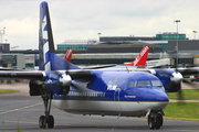 VLM Airlines Fokker 50 (OO-VLZ) at  Manchester - International (Ringway), United Kingdom