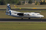 VLM Airlines Fokker 50 (OO-VLZ) at  Berlin - Tegel, Germany