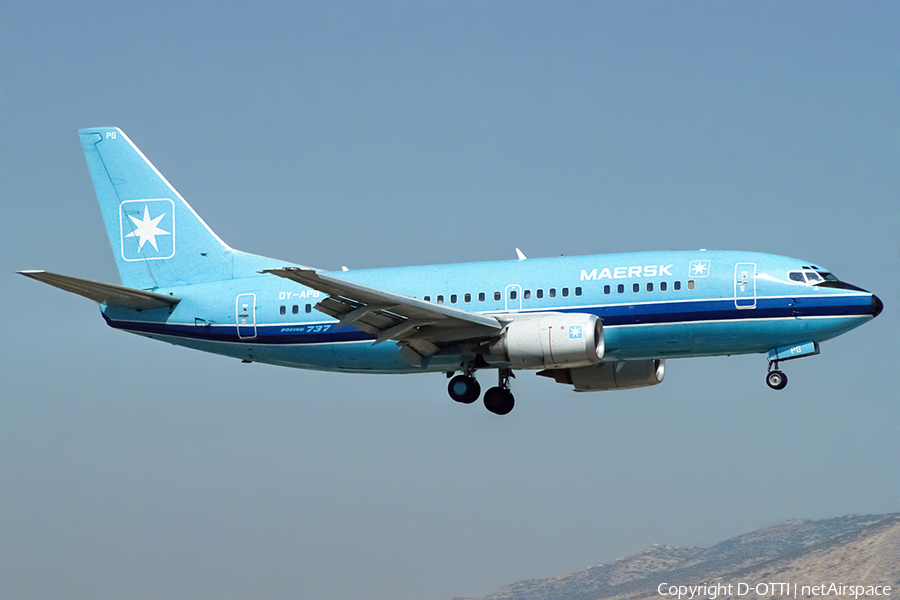 Maersk Air Boeing 737-5L9 (OY-APG) | Photo 513175