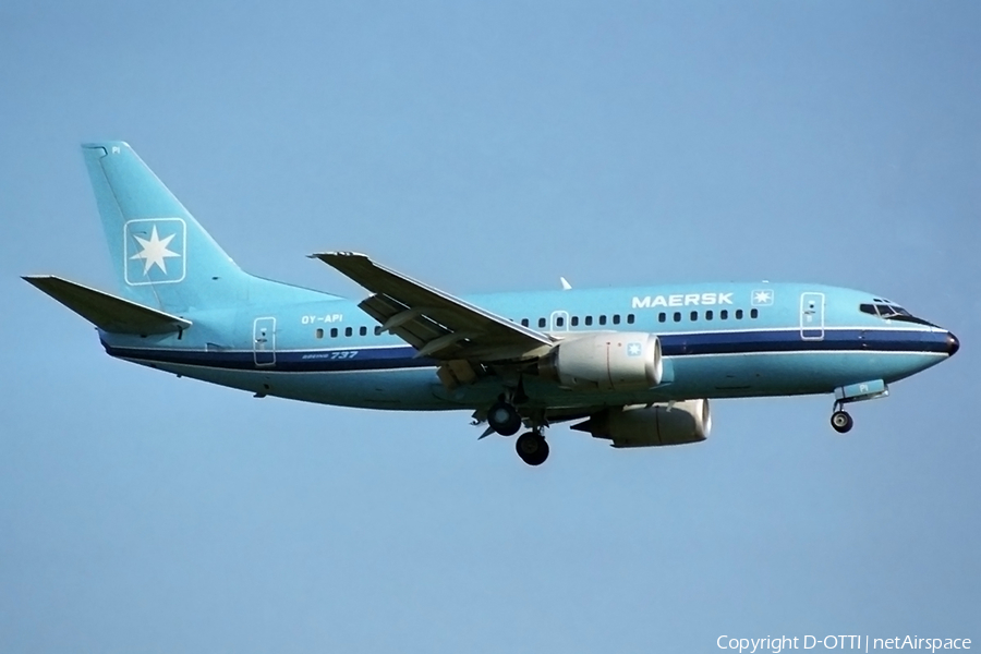 Maersk Air Boeing 737-5L9 (OY-API) | Photo 262040