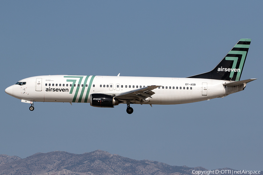 Airseven Boeing 737-430 (OY-ASB) | Photo 601823