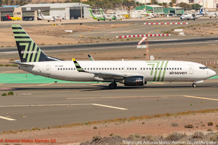 Airseven Boeing 737-8FZ (OY-ASD) | Photo 665563