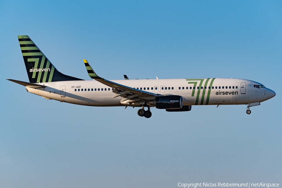 Airseven Boeing 737-8GJ (OY-ASF) | Photo 671398