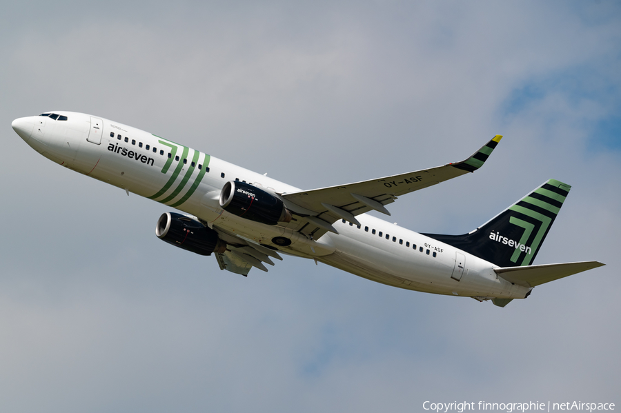 Airseven Boeing 737-8GJ (OY-ASF) | Photo 626624