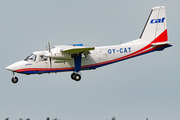 Copenhagen AirTaxi Britten-Norman BN-2B-26 Islander (OY-CAT) at  Hamburg - Fuhlsbuettel (Helmut Schmidt), Germany